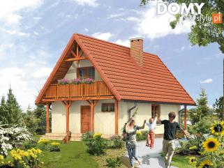 PROJEKT DOMU MIKRUS 2 | 77 m2 