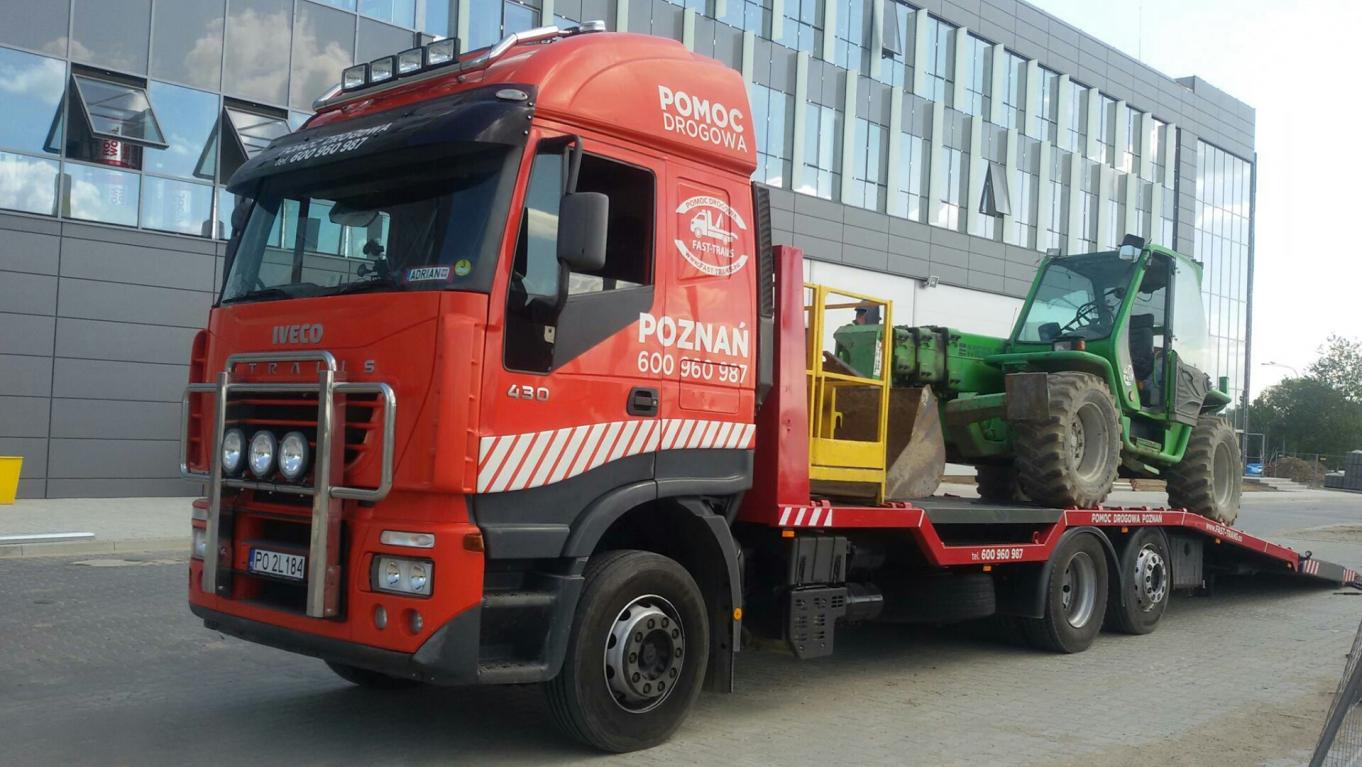 TRANSPORT MASZYN POZNAŃ do 24t 604-999-084